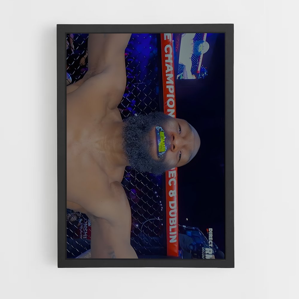 Poster Le Maître de la Barbe – affiche Muay Thai (vue 2)